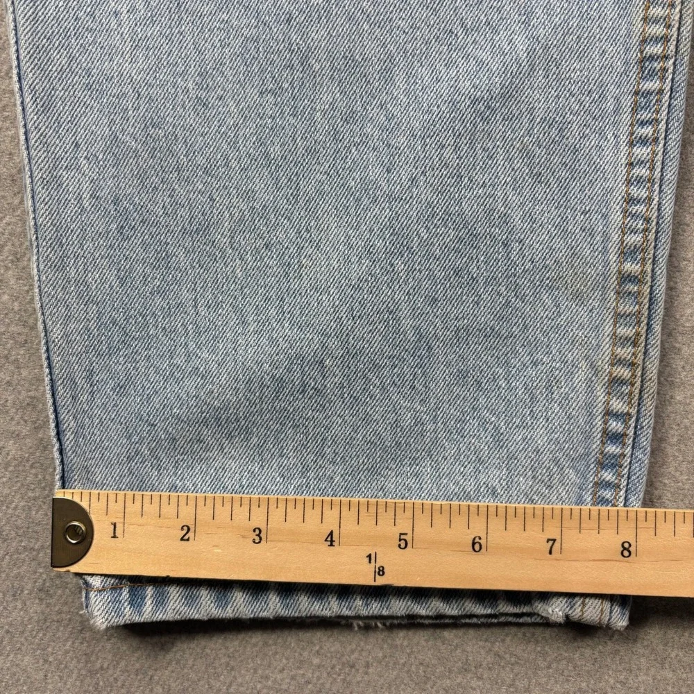 Vintage 90s Levis 545 Jeans Mens 38x30 (Actual) Light Wash Loose Straight FLAW‎